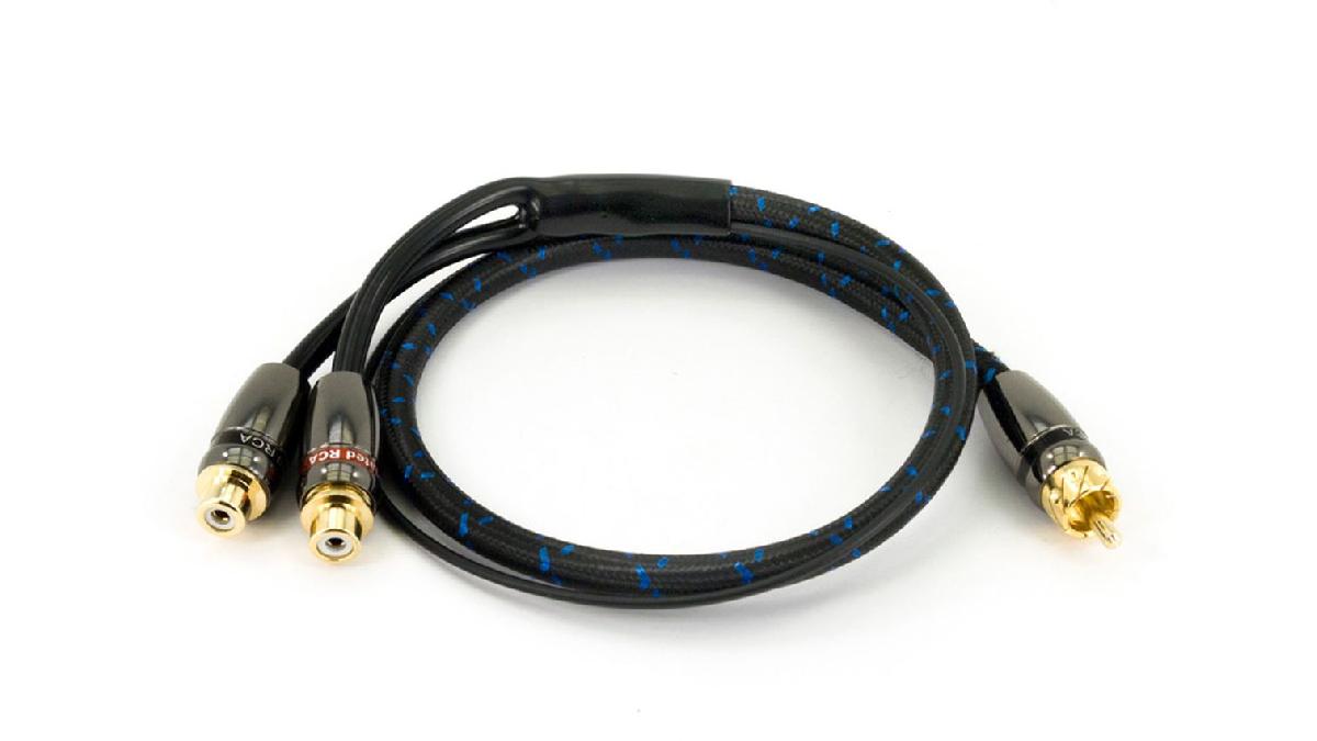 SSDN+0%2C5-m%C3%A8tres+c%C3%A2ble+diviser+de+haute+qualit%C3%A9+tiss%C3%A9+triple+blindage+Female%2FFemale%2FMale+-+sous+blister